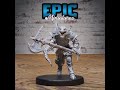Half-Dragon Warrior | DnD Miniature | Tabletop Game Miniatures | 3D Model STL FILE | RPG DnDminis