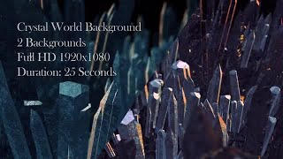 Crystal World Backgrounds Stock Motion Graphics