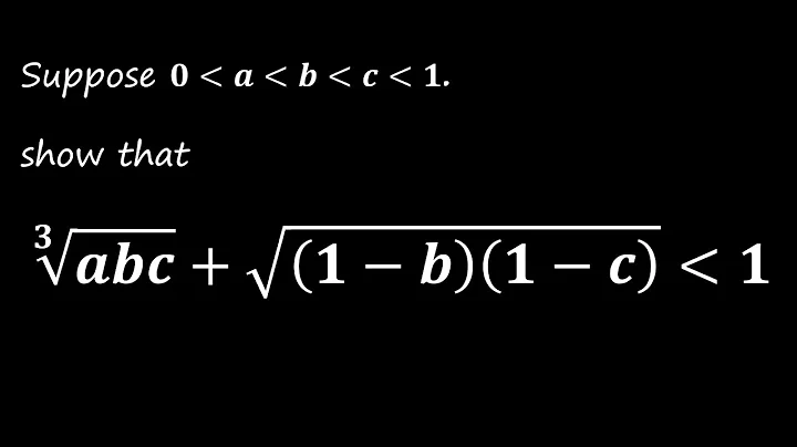 Interesting and challenging question on AM-GM Inequality