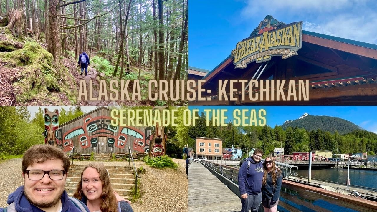 Royal Caribbean Alaska Cruise Ketchikan! Hiking, Saxman Totems