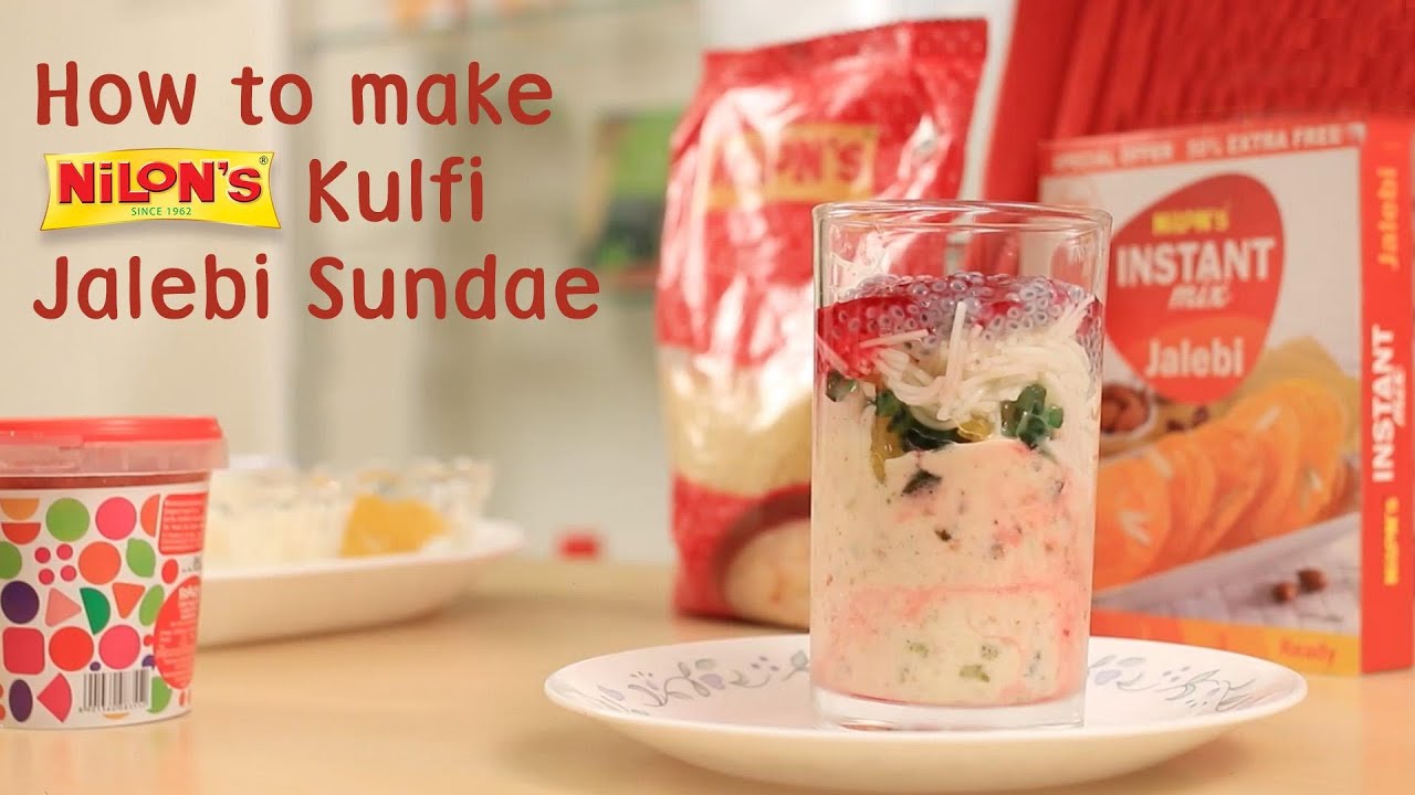 Easy to make Kulfi Jalebi Sundae I Isme Pyaar Mila Hai | Nilon’s