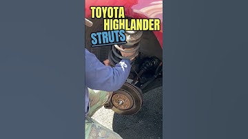 Replacing Struts on a TOYOTA HIGHLANDER. Full video on my channel. #shorts #youtubeshorts
