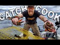 Catch And Cook Maine Lobster Day 3 of 8 Maine Wilderness Living Challenge /Catch And Cook Survival