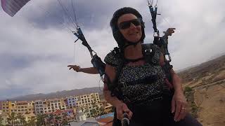 Paragliding Tenerife - Touchdown