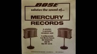 1970 Bose Speaker And Amplifier Test Record From Mercury Records