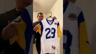 Marshall Faulk Mitchell and Ness Super Bowl XXXIV (34) St Louis Rams Jersey