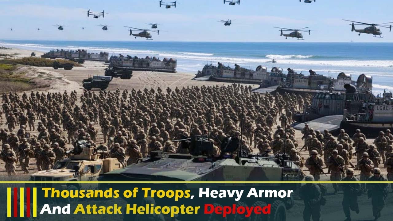 US Forces Descend on Venezuela: Thousands of Troops, Heavy Armor and Attack Helicopter Deployed