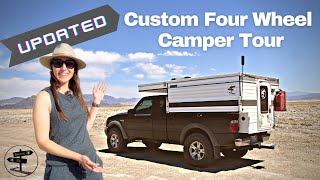 UPDATE: Our Custom Four Wheel Popup Camper Tour + 4x4 Ford Ranger