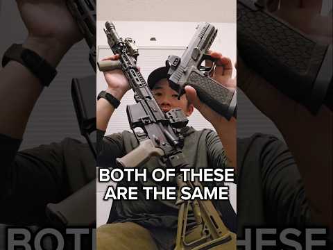 AR15s are safer for home defense than 9mm handguns #myths #rifle #9mm #pistol #asmr #homedefense
