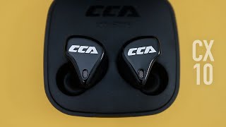 Knowledge Zenith KZ CCA CX10 TWS Bluetooth Earphone 1DD 4BA Hybrid Gaming HIFI Headset