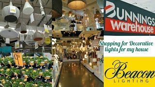 Bunnings Warehouse Shopping haul 2|| Beacon lighting Melbourne-Buying decorative lights for our home