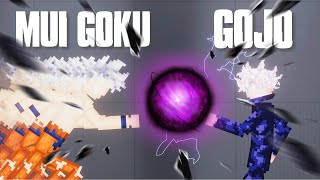 MUI Goku vs Gojo Satoru [Jujutsu Kaisen Mod]