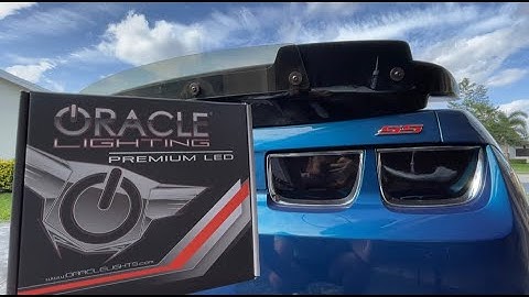 Oracle Afterburner Tail Light Installation on Camaro SS | 2010-2013 Camaro SS & RS Afterburner Kit!