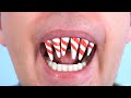 TEETH MADE OF CANDY CANES!