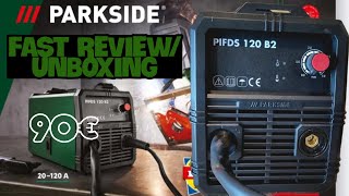Parkside PIFDS 120 B2 Welding Machine Inverter Cored Wire, 0.8-3.0 mm