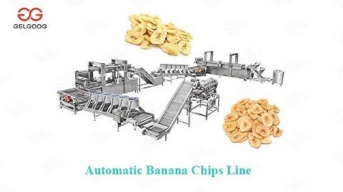 Automatic Banana Chips Production Line/ Plantain Chips Making Machines