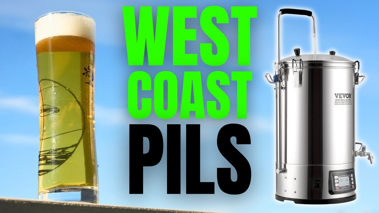 Brewing a WEST COAST PILSNER on the CHEAPEST ALL-IN-ONE BREWING SYSTEM