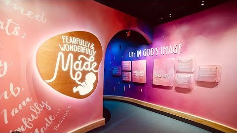 “Fearfully & Wonderfully Made” Exhibit. Creation Museum_Kentucky US.