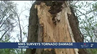 National Weather Service surveys tornado damage
