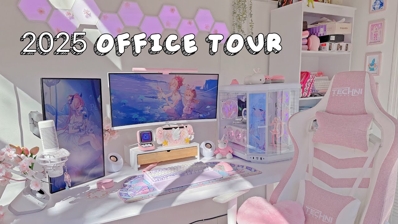 2025 Office/Gaming Setup Tour 💕