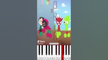 Color Change Compilation Edition | Squid Game (@tieanimation) - Octave Piano Tutorial