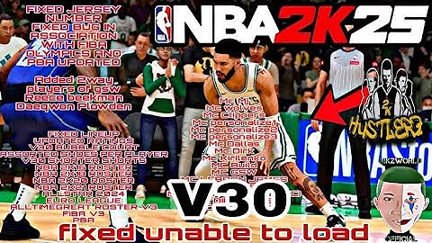 NBA 2K20 UPDATED TO 2K25 V30 FIXED UNABLE TO LOAD