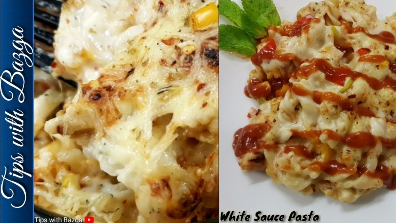 Italian White Sauce Pasta (Best Italian homemade pasta Recipe ) Super