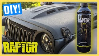 RAPTOR LINER PAINT JOB  How To Paint Your JEEP or 4WD With UPol Raptor Liner [Full DIY Guide]