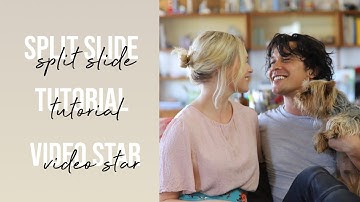 video star split slide tutorial