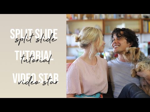video star split slide tutorial