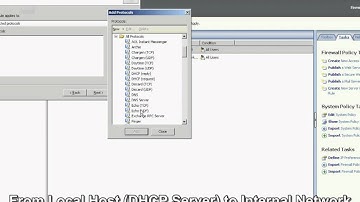 Part-3 ISA - Allow DHCP Server