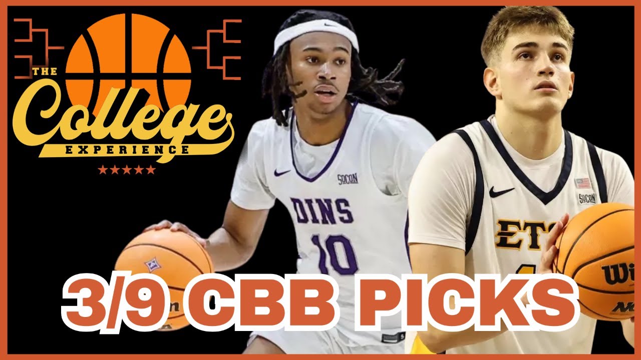 College Basketball Picks For March 9th - March Madness | The College Experience: Basketball