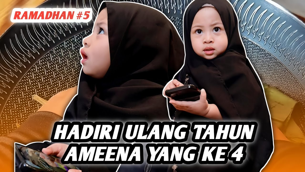 LILY HADIRI ULANG TAHUN AMEENA⁉️#babylily#lily