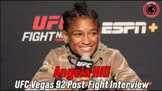 Angela Hill wants to rematch Jessica Andrade next
