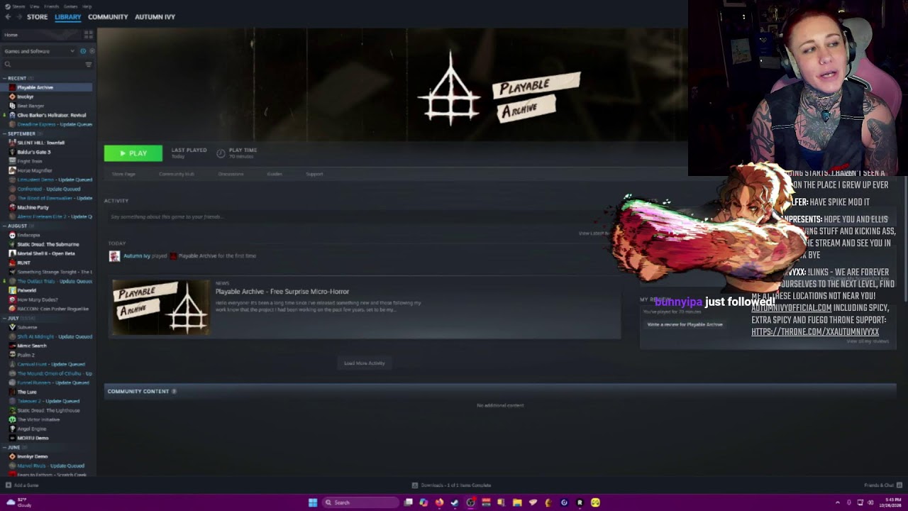 Shadow Dropped PA Game???