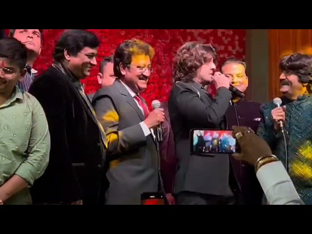 Sonu Nigam at our family wedding function in Jaipur class=