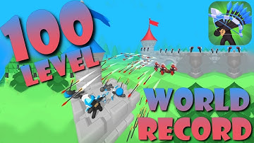 Merge Archers: Castle Defense (by CASUAL AZUR GAMES) - World  Record & Walkthrough 100 Level!