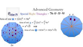 The 15 75 90 Degree Triangle Derivation Youtube