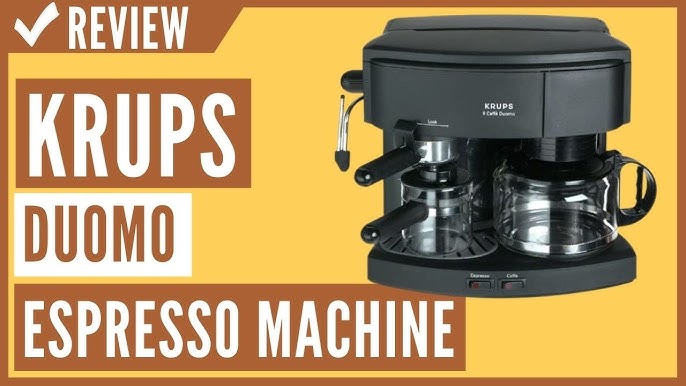  Krups XP160050 Coffee Maker and Stainless Espresso Machine  Combination, Black: Espresso And Coffee Maker Combo: Home & Kitchen