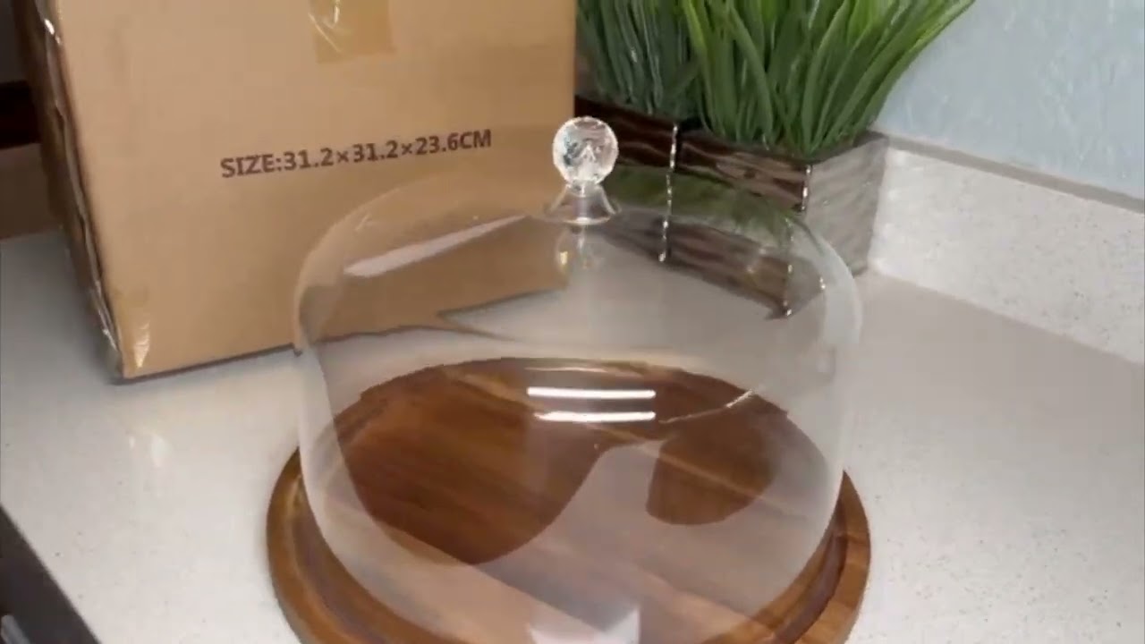 🎂 Acacia Cake Stand Set | 2-in-1 Display + Charcuterie Tray