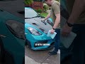 Wheel change and wash on the GT4RS!