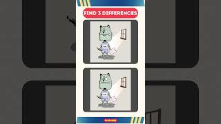 Find 3 Differences! | Spot the Difference Challenge:  № 81 #spotthedifference #spotthedifferencegame