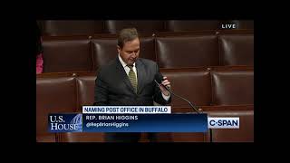 Congressman Higgins On Naming the Central Park Post Office for Indiana Hunt-Martin