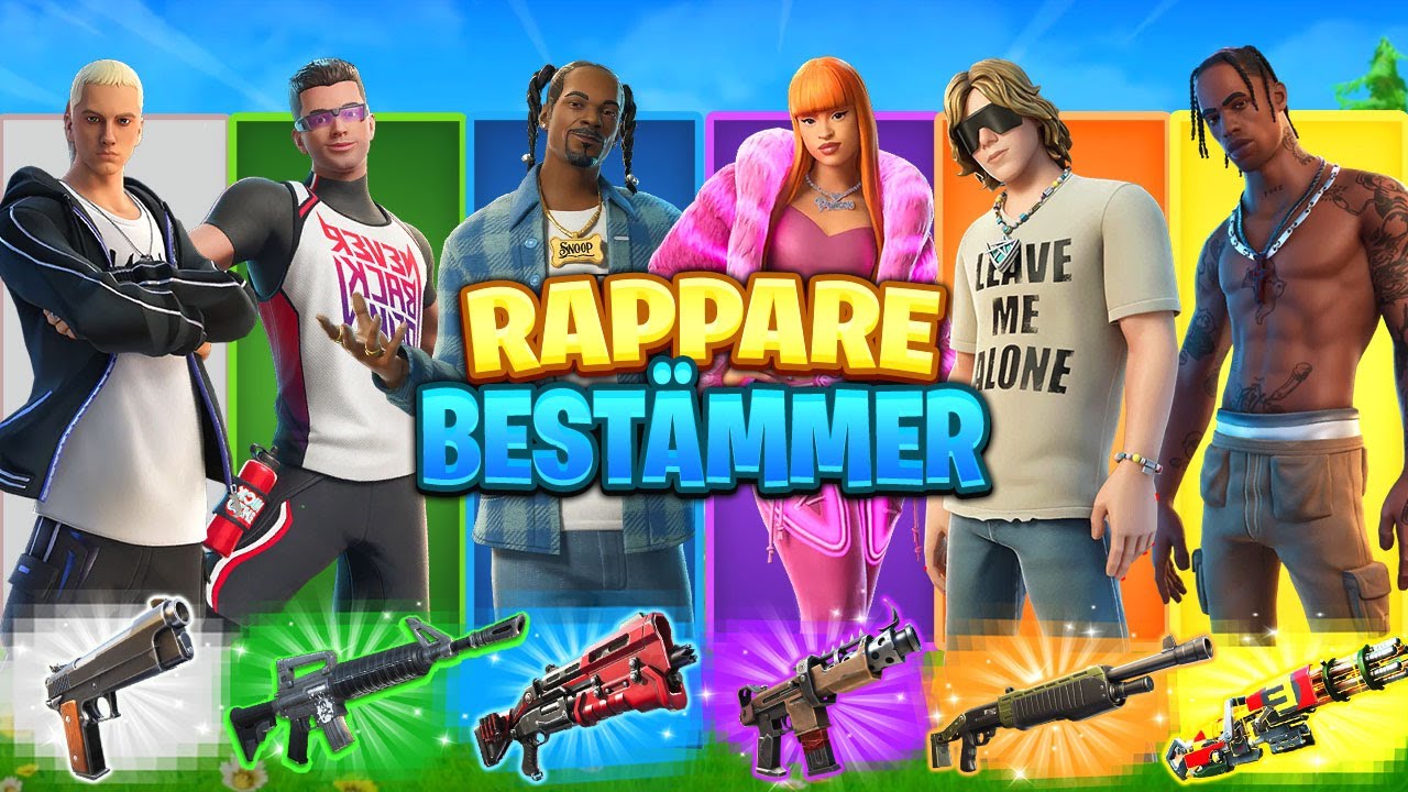 RAPPARE BESTÄMMER MINA VAPEN I FORTNITE CHAPTER 2 REMIX - YouTube