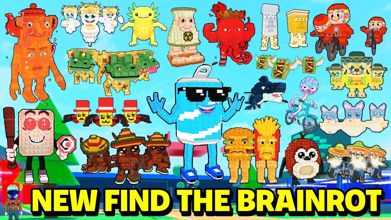 [ 191 ] How To Get ALL New 20 Brainrots in FIND THE BRAINROT - Roblox