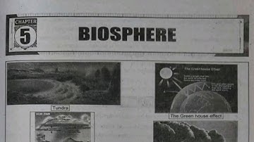 9th class social 5th chapter (Biosphere) All questions and answers all bits and 