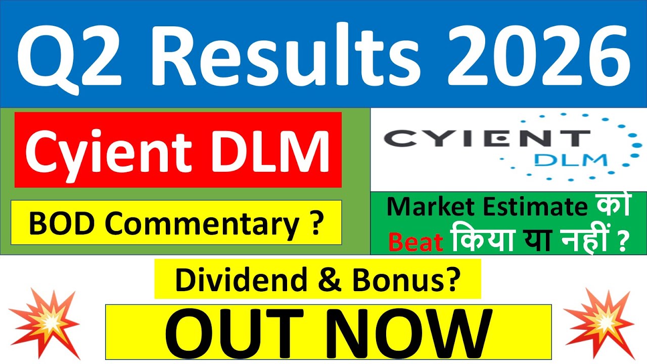 Cyient DLM Q2 results 2026 | Cyient DLM results today | Cyient DLM Share News | Cyient DLM Share