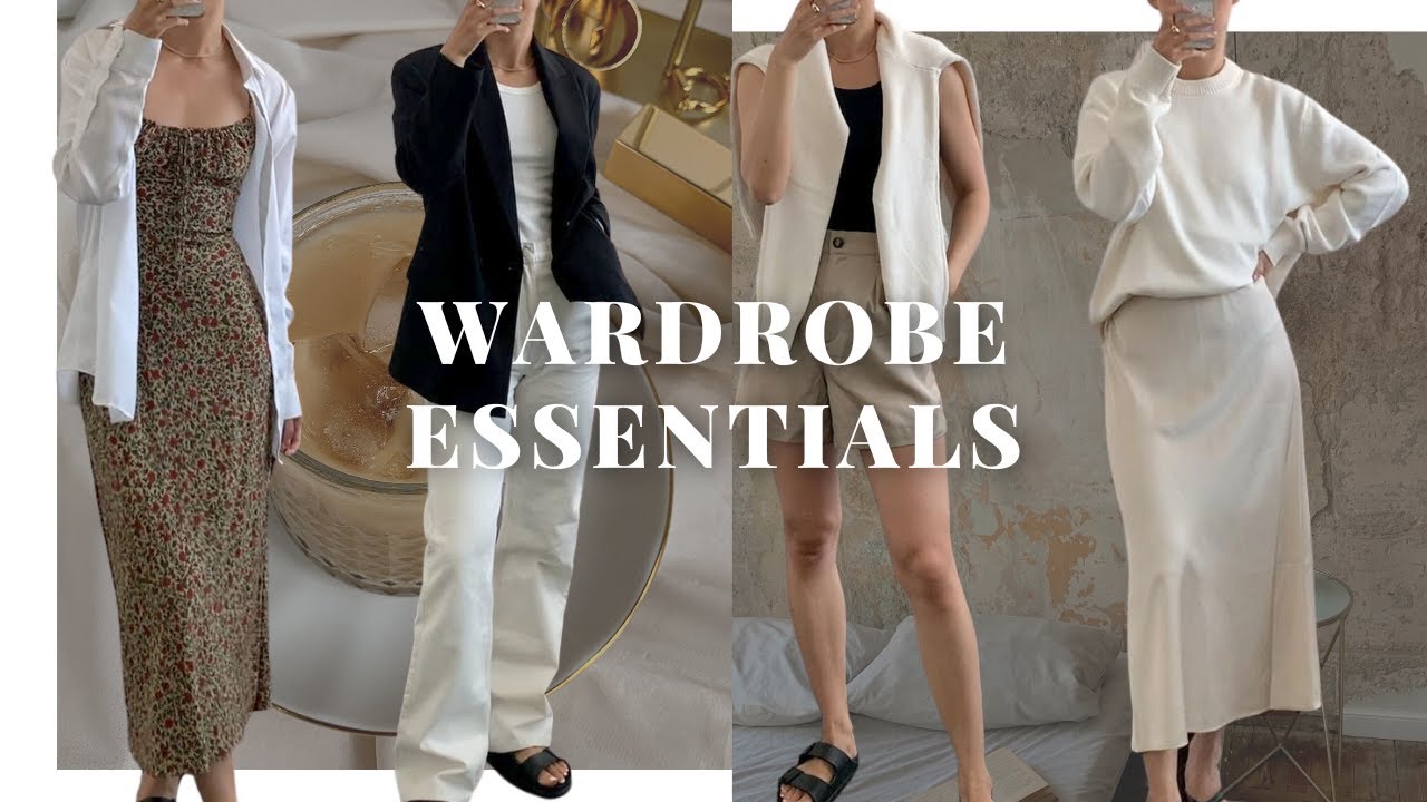 WARDROBE ESSENTIALS Minimal Chic Capsule Wardrobe Staples YouTube