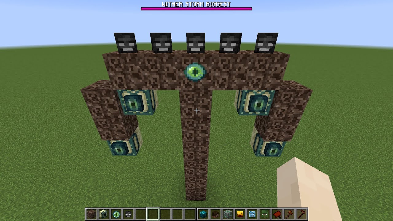 what if you create a WITHER STORM BIGGEST in MINECRAFT (part 85) - YouTube