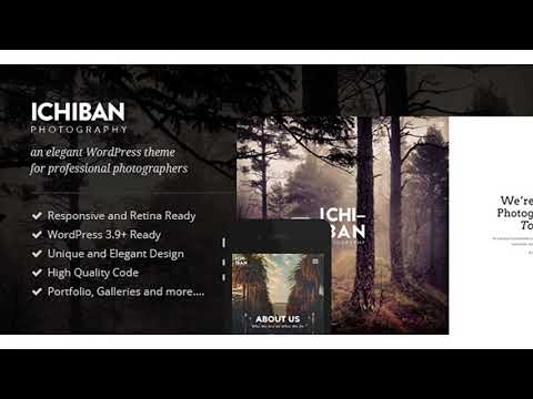 Ichiban - A Theme for Photographers | Themeforest Website Templates and Themes